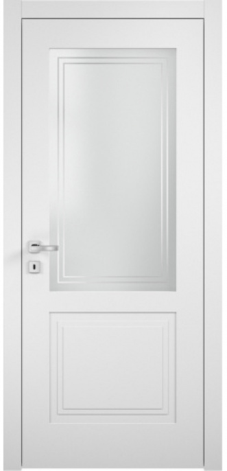 Межкомнатная дверь эмаль RIMINI SVF (RAL9003)
