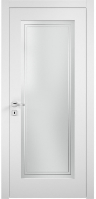 Межкомнатная дверь эмаль RIMINI SV (RAL9003)
