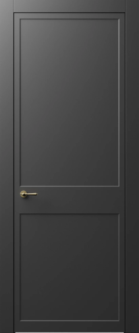 Межкомнатная дверь эмаль GLANCE 2 (RAL 7011)