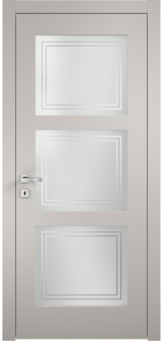 Межкомнатная дверь эмаль RIMINI PALAZZO V (RAL7044)